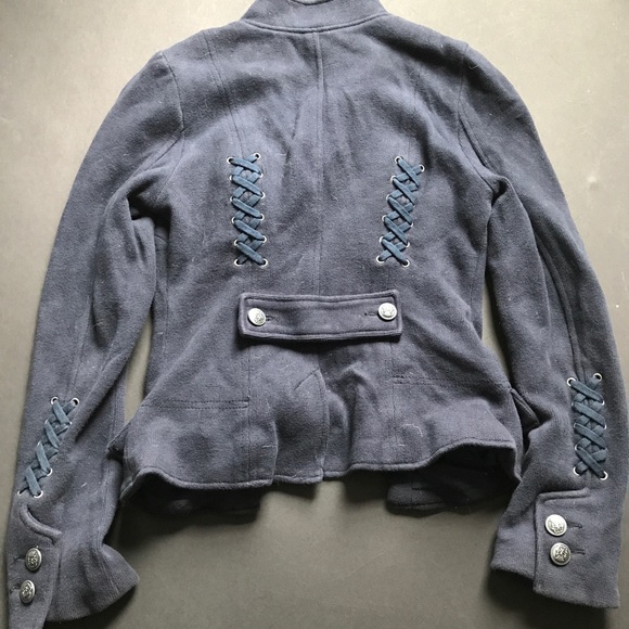 We The Free people military sweatshirt jacket 4 - Picture 6 of 6